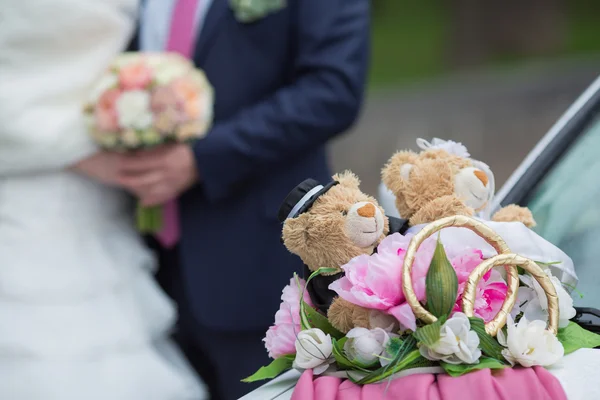 Paar speelgoed teddy bear — Stockfoto