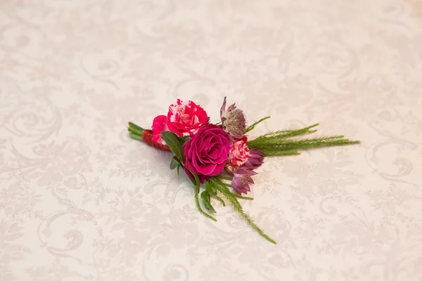 Hermosa boda boutonniere —  Fotos de Stock