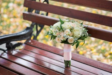 Colorful bridal bouquet