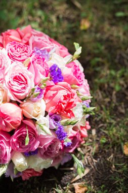 Colorful bridal bouquet