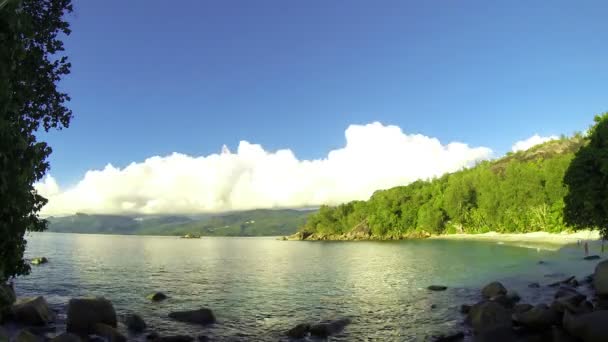 Scène tropicale Lever du soleil Time lapse 