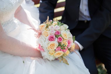 Güzel düğün buketi