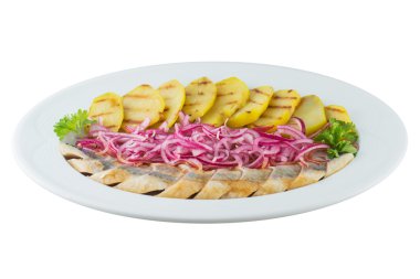 Ringa izole sebze ve patates ile