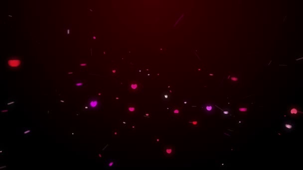 Valentines fond abstrait avec des cœurs 