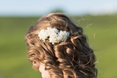 Güzellik genç kız açık havada