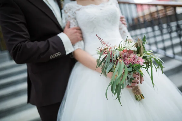 Bellissimo bouquet da sposa — Foto Stock