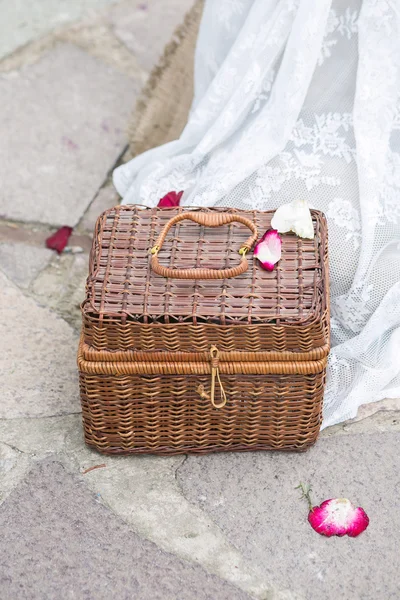 Wood and linen Hand Made Wedding Decoration