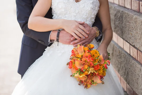 Bouquet nuziale della sposa — Foto Stock