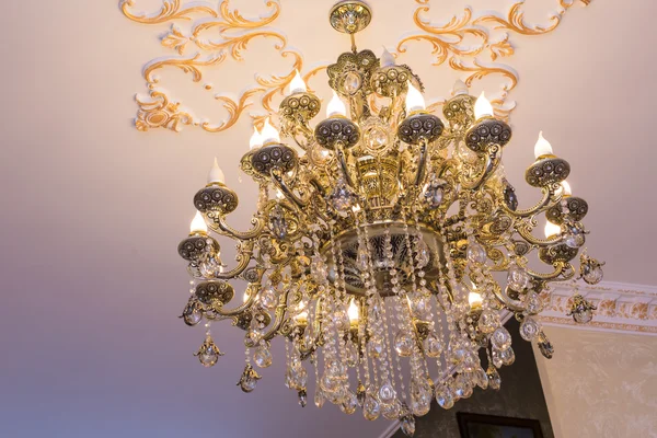 Chrystal chandelier close-up Stock Photo