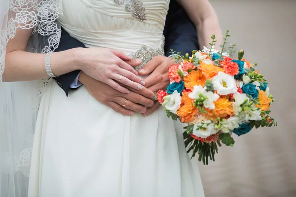 Autunno, bouquet da sposa — Foto Stock