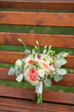 Colorful bridal bouquet