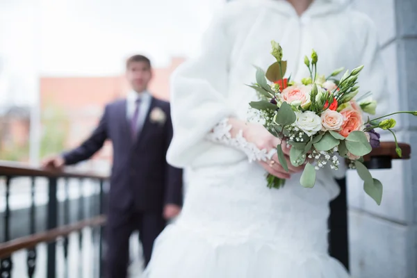 Güzel düğün buketi — Stok fotoğraf