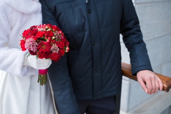 Bellissimo bouquet da sposa — Foto Stock