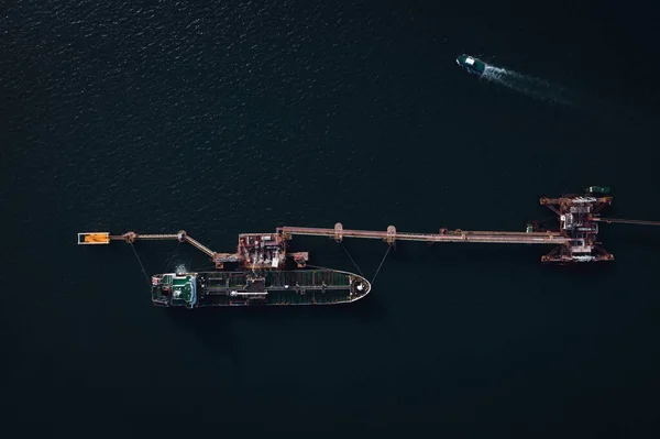 Отгрузка Нефти Газа Lpg Бак Погрузка Разгрузка Хранения Море Воздушный — стоковое фото