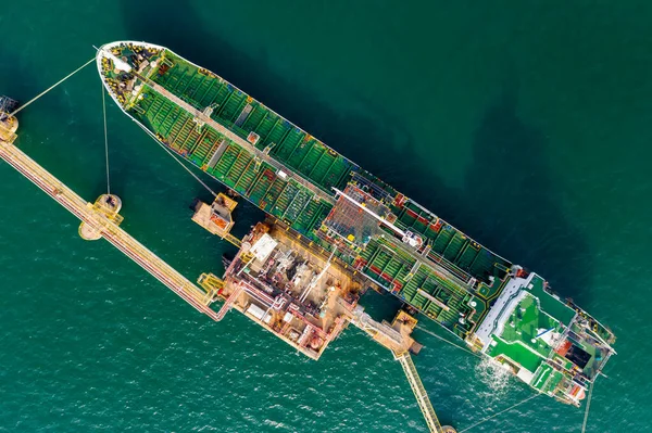 Scheepvaart Olie Gas Industrie Zakelijke Diensten Import Import Internationaal Zeehaven — Stockfoto