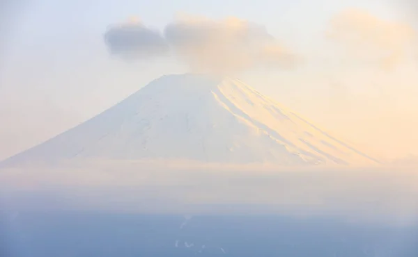 Close Pic Fuji Montagne Soirée Emplacement Chureito Pagode Fujiyoshida Yamanashi — Photo