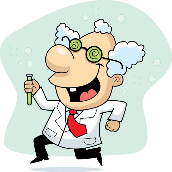 Mad Scientist — Stock Vector