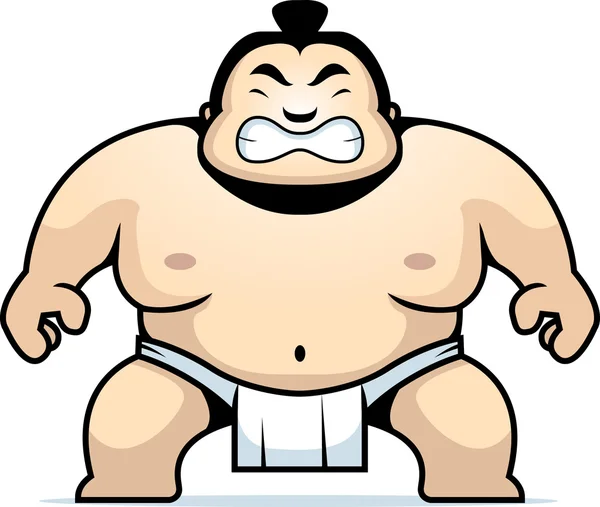 Sumo Wrestler — Stock Vector