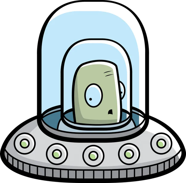 Alien ruimteschip — Stockvector