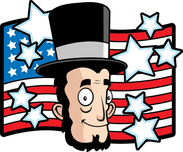 Abe Lincoln. — Vetor de Stock