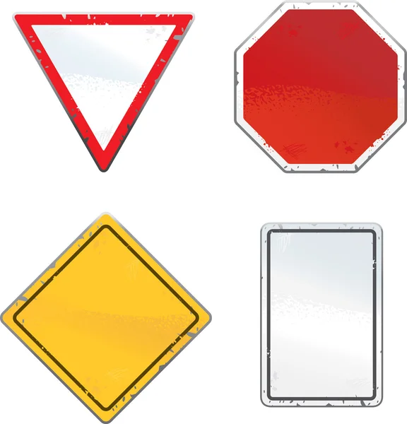 Traffic Signs — Stock Vector