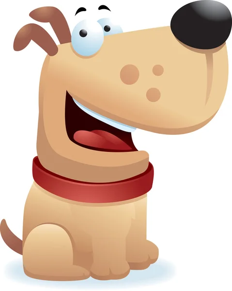 犬の笑顔 — ストックベクタ