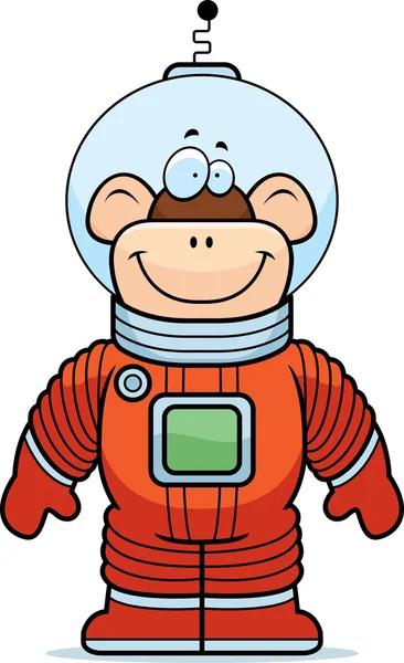 猿の宇宙飛行士 — ストックベクタ
