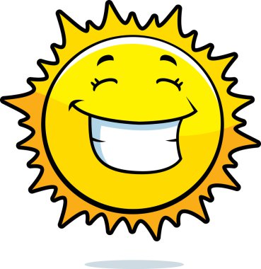 güneş gülümsüyor