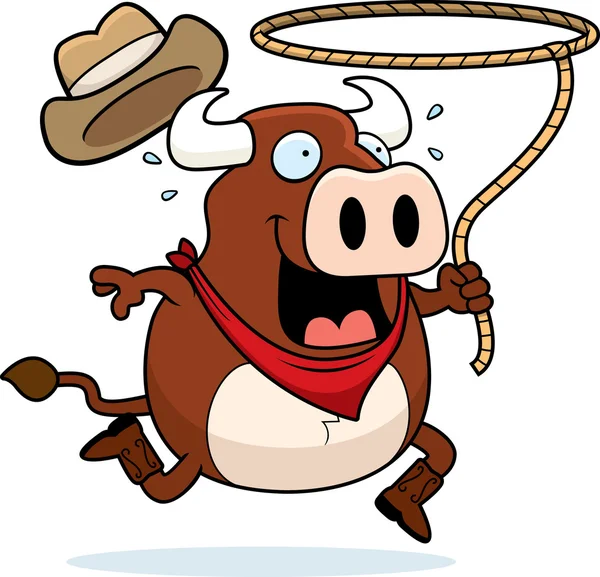 Bull Rodeo — Stock Vector