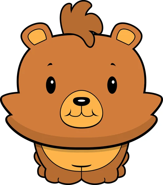 Baby Bear glimlachen — Stockvector