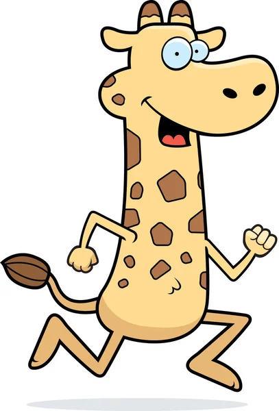 Girafe en marche — Image vectorielle