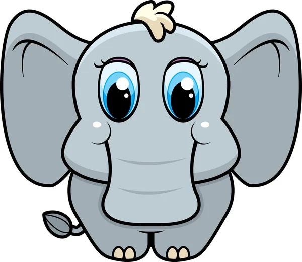 Babyolifant — Stockvector