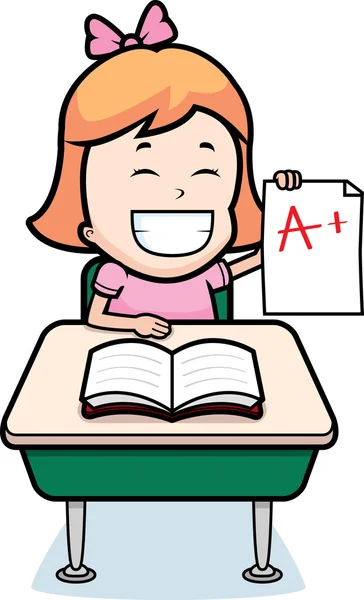 Un estudiante de dibujos animados feliz con buenas calificaciones images  vectorielles, Un estudiante de dibujos animados feliz con buenas  calificaciones vecteurs libres de droits | Depositphotos