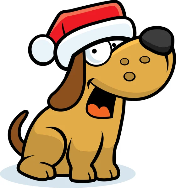 Vánoční pes — Stockový vektor