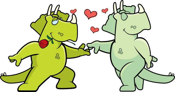 Динозавр романтика — стоковий вектор