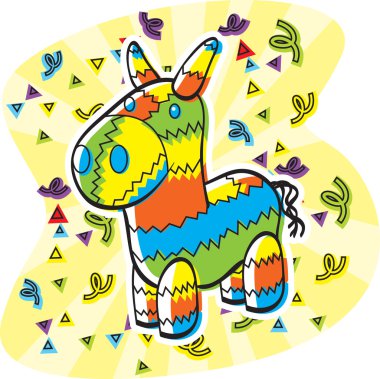 karikatür pinata'yı