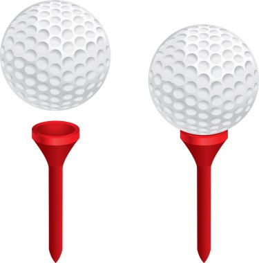 Golf topu tee