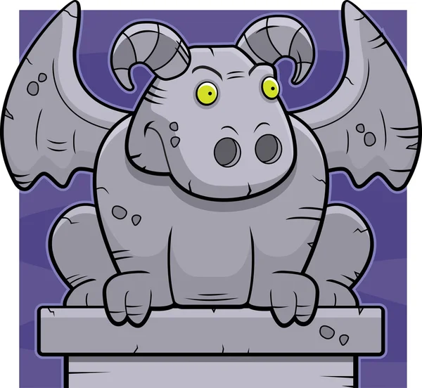 Dessin animé Gargoyle — Image vectorielle