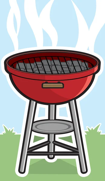 Parrilla de barbacoa — Vector de stock