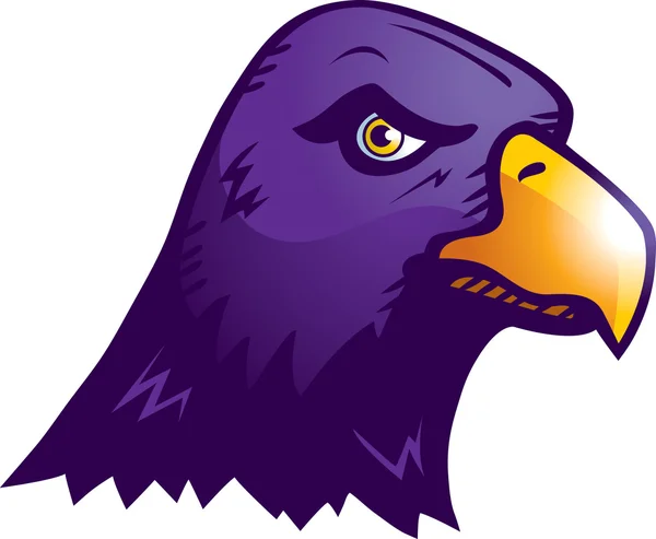Fialový Raven — Stockový vektor