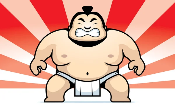 Sumo Wrestler — Stock Vector