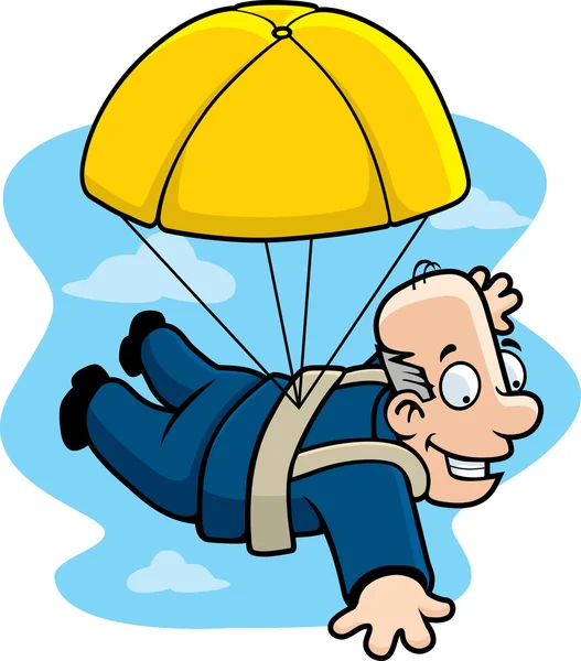 金降落伞 — 图库矢量图片