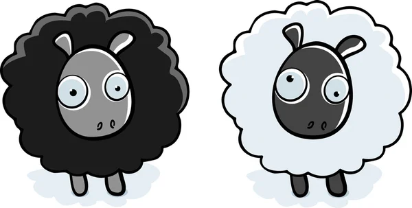 Cartoon Sheep — Stock Vector