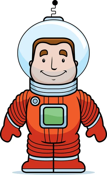 Astronaut usmívá — Stockový vektor