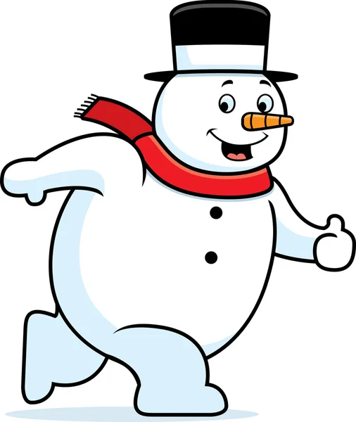 Un muñeco de nieve de dibujos animados feliz caminando y sonriendo imágenes de stock de arte vectorial | Depositphotos Un muñeco de nieve de dibujos animados feliz caminando y sonriendo imágenes de stock de arte vectorial | Depositphotos