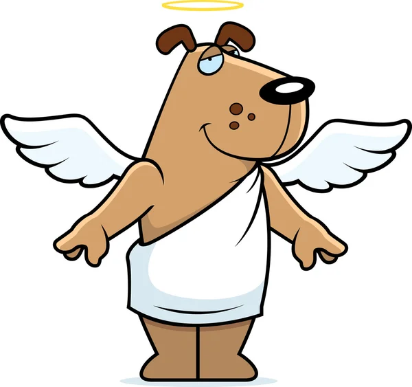 天使的狗 — 图库矢量图片