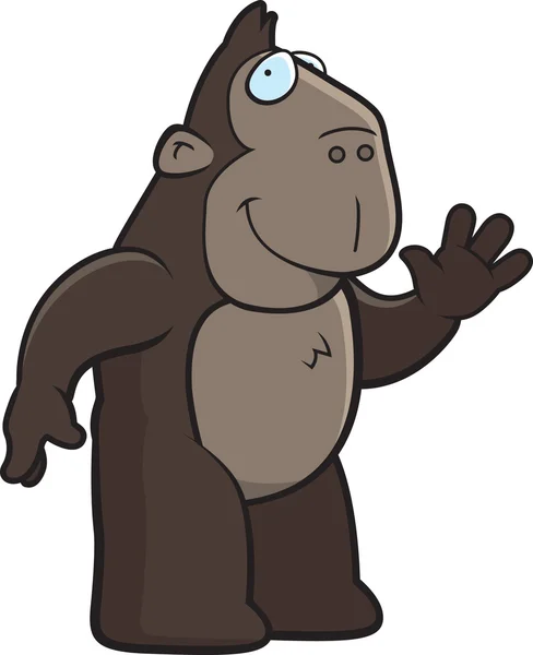Mono ondeando — Archivo Imágenes Vectoriales