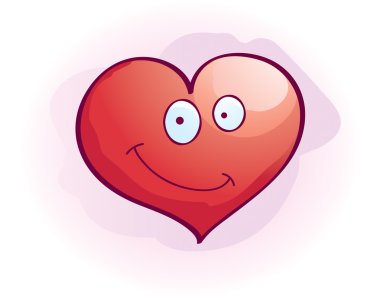 Kalp gülümseyen