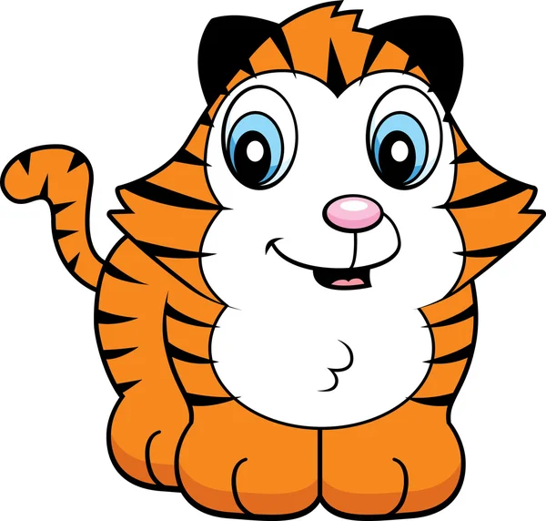Tigre bébé — Image vectorielle