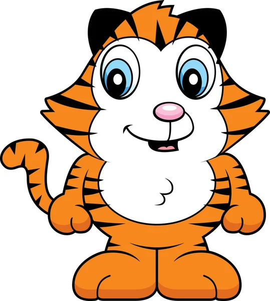 Tigre bébé — Image vectorielle